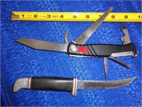 Buck Straight Knife & Locking Blade Folding Knife