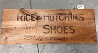 "Rice & Hutchins Shoes" Hanging Sign