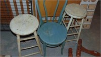 Chair & Stools