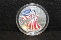 1999 Painted Liberty Silver Eagle