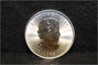 2015 .9999 Silver Canadian Maple Leaf Coin