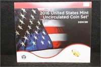 2016 Denver US Mint Uncirculated Coin Set