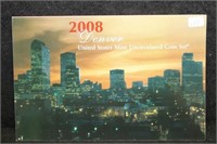 2008 Philadelphia US Mint Uncirculated Coin Set