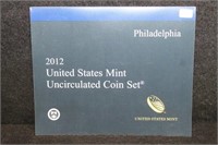 2012 Philadelphia US Mint Uncirculated Coin Set