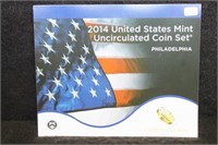 2014 Philadelphia US Mint Uncirculated Coin Set