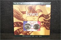 2004 Iowa US Minted Quarter Dollars P&D
