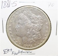 1881-S EF Morgan Silver Dollar