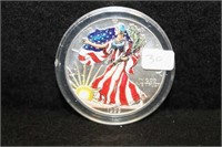 1999 Painted Liberty Silver Eagle