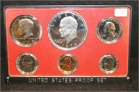 US Proof Set 1974 PLASTIC CASE/NO BOX