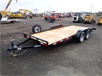 2019 Unused 7'x16' T/A Equipment Trailer