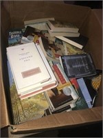 Large Box of  Paper & Hardback Books