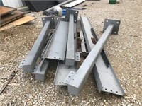 Lot of 8 Steel I Beam Posts Frame??