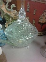 Crystal clear decorative jar