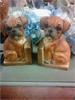 Pair of dog bookends