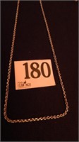 20" STERLING SILVER CHAIN NECKLACE