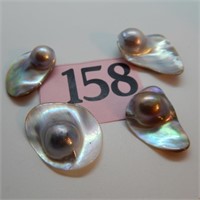 4 MABE BLISTER PEARLS ~2"