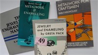 ASSORTED JEWELRY ENAMELING AND METAL WORK BOOKS