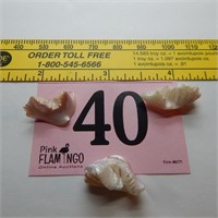 3 NATURAL FRESHWATER PEARLS .5-.75"