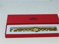 ladies watch - Weiqin gold tone bracelet
