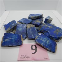 RAW LAPIS SLICES  AVG. 2"