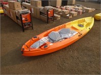 12' Kayak w/ Oars & Backrest Seat