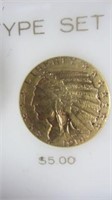 1914 $5 GOLD PIECE