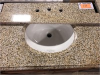 31” Wheat Granite Vanity Top