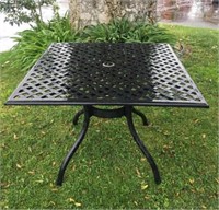 All Metal Black Outdoor Patio Tables