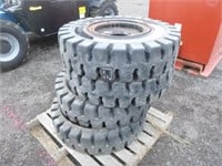 9.00x16 10 Lug Solid Forklift Tires