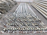 Approx (75) 3"x30' Alu Sprinkler Pipe Sticks