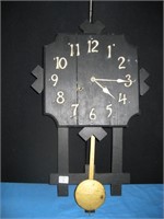 MISSION WALL CLOCK WITH PENDILUM