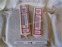 2 Advertising Thermometers