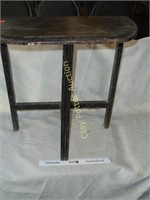 Vintage Wooden 3 Leg Wall Table