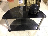 TV STAND AND HELMET