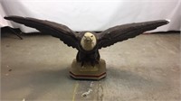 Vintage plaster eagle statue