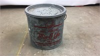 Vintage metal Frabill minnow bucket