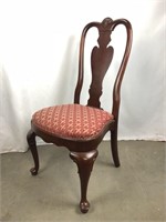 Ethan Allen Mahogany Chair; 41” H x 18” D x 21”