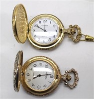 Two Railroad Pocket Watches, Geneva, Rivera