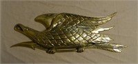Brass Eagle Wall Plaque.