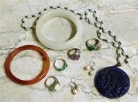 Colored Stone Jewelry Selection.