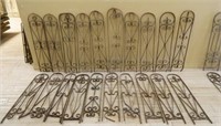 Wrought Iron Fence Sections.