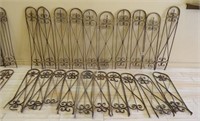 Wrought Iron Fence Sections.