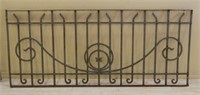 Wrought Iron Fence Panel.