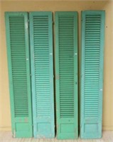 Painted Primitive Egyptian Shutters.