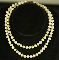 SINGLE STRAND FRESHWATER PEARL NECKLACE