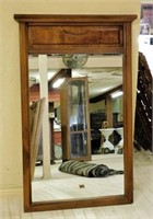 Wooden Framed Mirror.