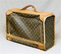 Vintage Louis Vuitton Soft Sided Suitcase.