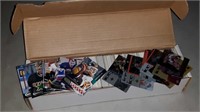 Box of collector hockey goalie cards