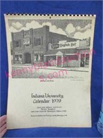 1979 indiana university calendar by p. thompson