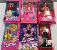 (6) Assorted Barbie Dolls
